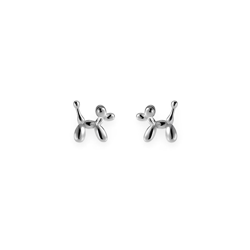 Anyco Fashion Earrings Silver 925 Sterling Cute Cartoon Halloween Puppy Stud Minimalist Jewelry Women Accessories-Earrings-PEROZ Accessories