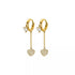 Anyco Fashion Earrings Gold 925 Sterling Silver Romantic Tassel Love Heart Charms Drop for Women Huggies Jewelry-Earrings-PEROZ Accessories