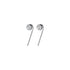Anyco Fashion Earrings Silver 925 Sterling Round Shiny Zircon Ear Hooks Minimalism Stud Jewelry Women Accessories-Earrings-PEROZ Accessories