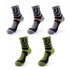 Anysox 5 Pairs One Size 5-11 Grey Green Cotton Compression Trekking With Formal Work Male Socks Meia Contrast Color Designer Brand Fit For Man-Socks-PEROZ Accessories