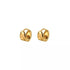 Anyco Fashion Earrings Gold 925 Sterling Silver Minimalist Punk Plated 18k Glossy Huggies for Women Men Jewelry-Earrings-PEROZ Accessories