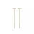 Anyco Fashion Earrings Gold 925 Sterling Simple Synthetic Pearl Chain Tassel Long Ear Line for Women Cute Party Jewelry Gift-Earrings-PEROZ Accessories