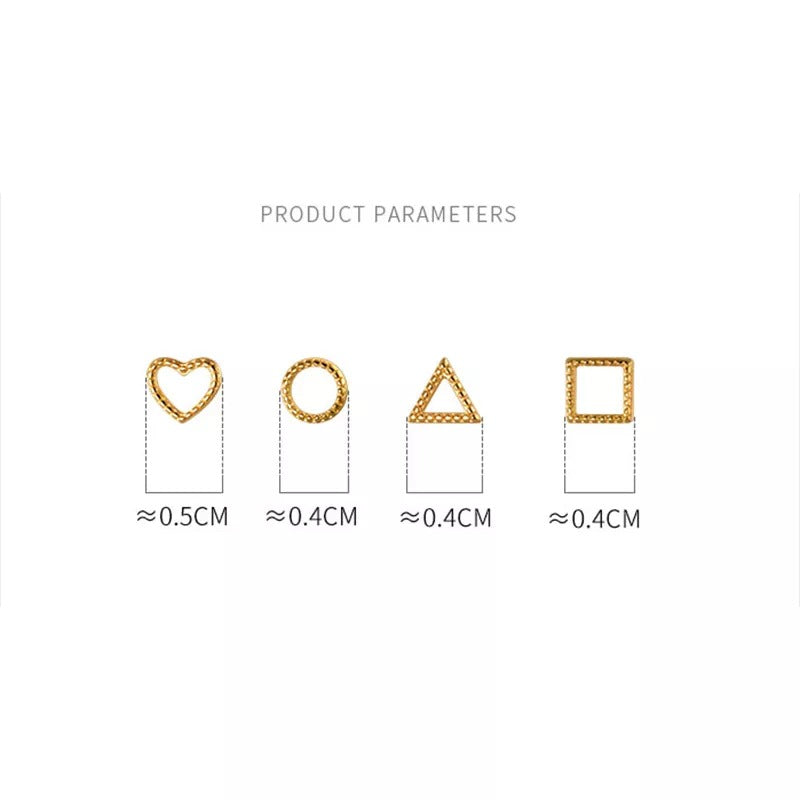 Anyco Fashion Earrings Triangle Gold 925 Sterling Silver Minimalist Stud for Women Cute Teen Jewelry-Earrings-PEROZ Accessories