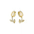 Anyco Fashion Earrings Gold 925 Sterling Silver Romantic Statement Tulip Stud for Women Flower Jewelry-Earrings-PEROZ Accessories