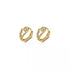 Anyco Fashion Earrings Gold 925 Sterling Silver Romantic Unique Angel Wings Shiny Zircon Ear Buckle for Women Jewelry-Earrings-PEROZ Accessories