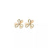 Anyco Fashion Earrings Gold 925 Sterling Silver Cute Romantic Clover Synthetic Opal Stud for Women Jewelry Gift-Earrings-PEROZ Accessories