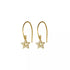 Anyco Fashion Earrings Gold Romantic Tassel Hollow Shiny Zircon Star Cute Charm Pendant Jewelry for Women-Earrings-PEROZ Accessories