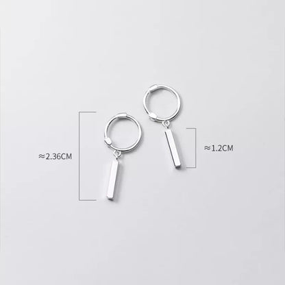 Anyco Fashion Earrings Rose Gold Bohemian Geometry Stick Tassel Stud Hip Hop Punk Party Jewelry Gift for Women-Earrings-PEROZ Accessories