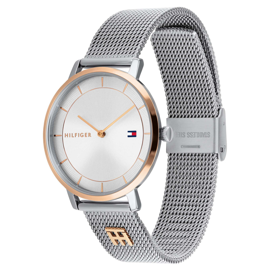 Tommy Hilfiger Stainless Steel White Dial Ladies Watch - 1782288-Quartz Watches-PEROZ Accessories