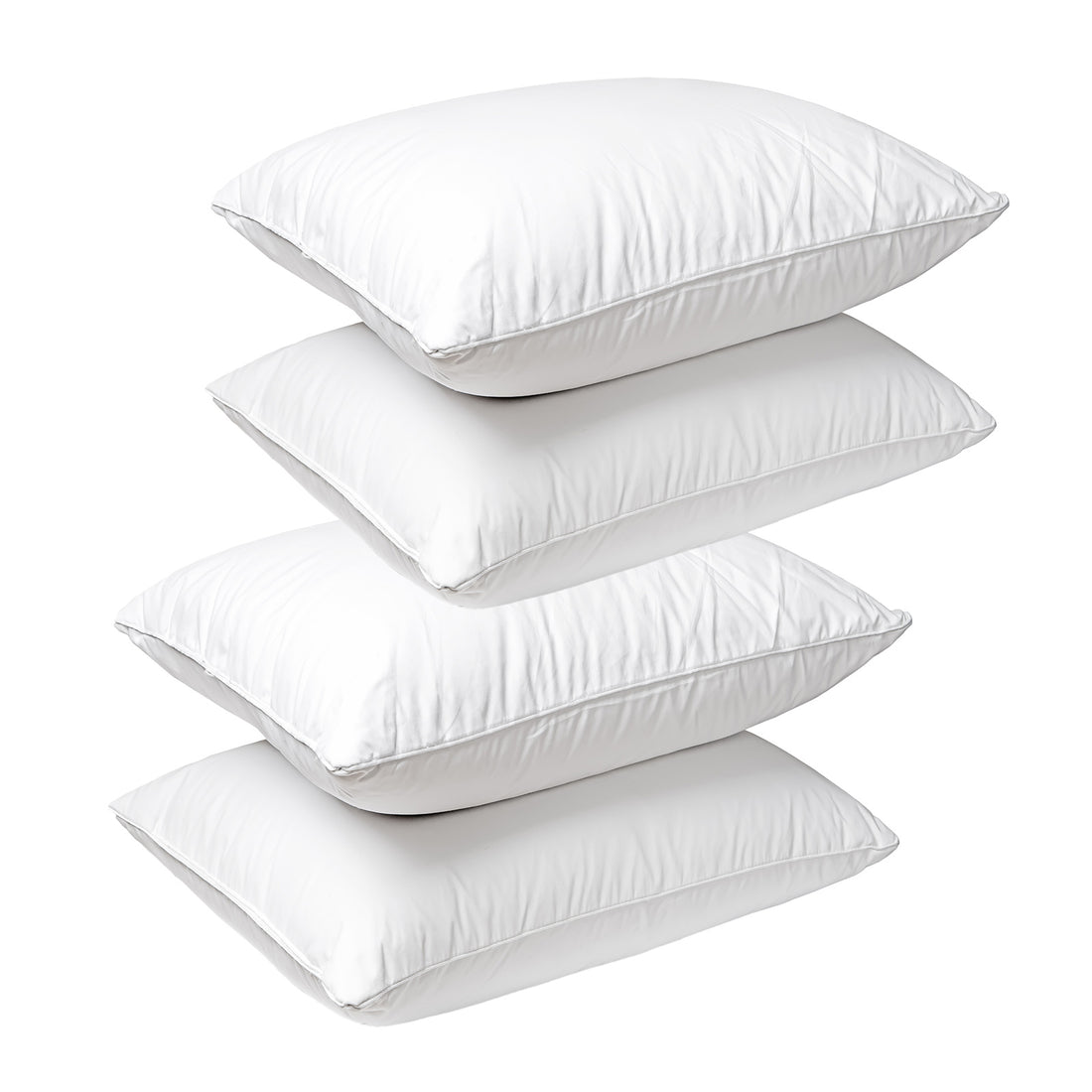 Royal Comfort Duck Feather Down Pillows 50 x 75cm Set Hotel Quality-Bedding-PEROZ Accessories