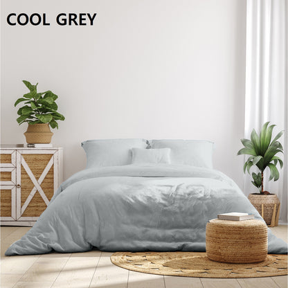 Royal Comfort 1000 Thread Count Bamboo Cotton Sheet and Quilt Cover Complete Set-Bed Linen-PEROZ Accessories