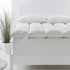Royal Comfort 1800GSM Duck Feather Down Topper And 1000GSM 2 Duck Pillows Set-Bedding-PEROZ Accessories