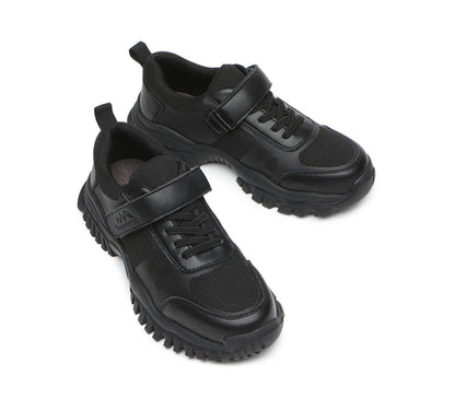 Tarramarra Senior Black Leather School Shoes-School Shoes-PEROZ Accessories