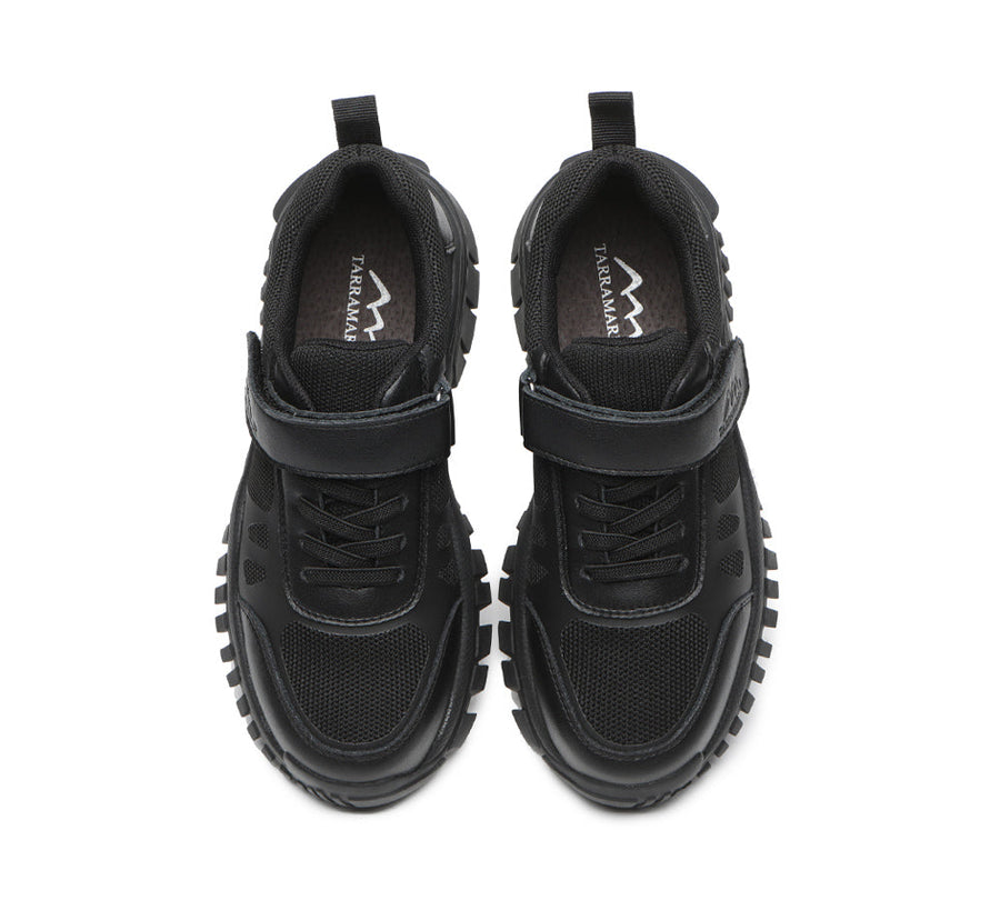 Tarramarra Senior Black Leather School Shoes-School Shoes-PEROZ Accessories