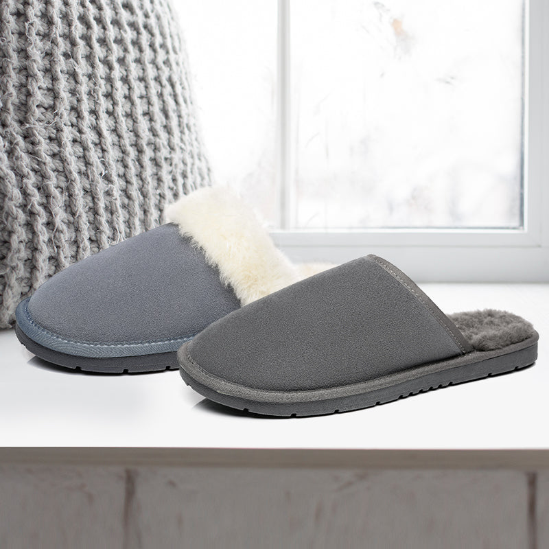 TARRAMARRA Sheepskin Wool Scuff UGG Women Men Slippers-Slippers-PEROZ Accessories