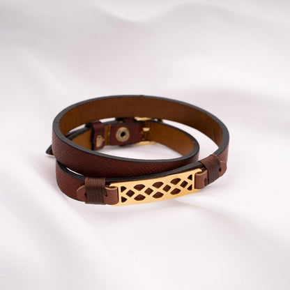 Carmen Leather Wrap Bracelet - PEROZ