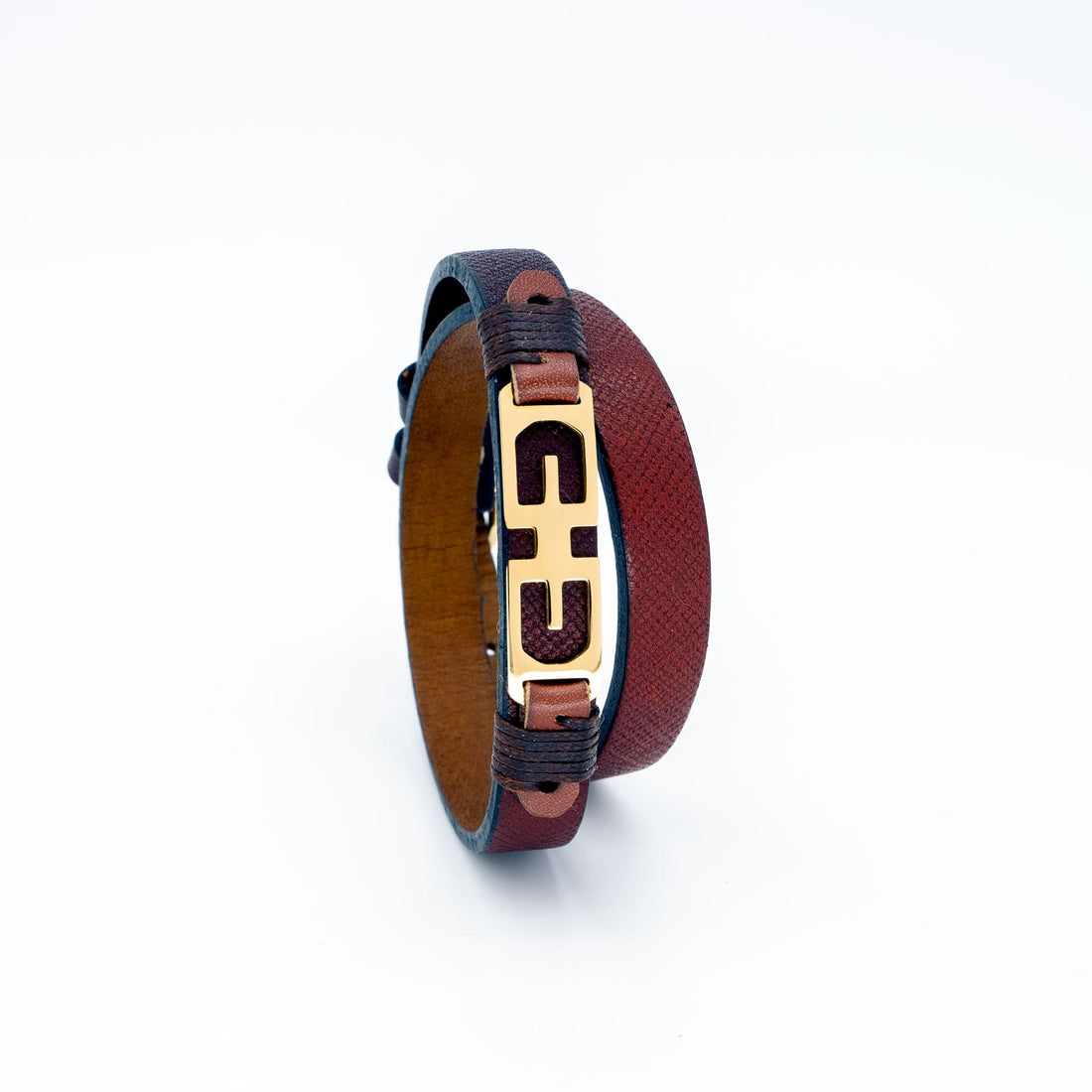 Elpis Wrap Leather Bracelet with Buckle Closure - PEROZ