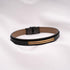 Nova Leather Bracelet Studded with 18K Solid Gold