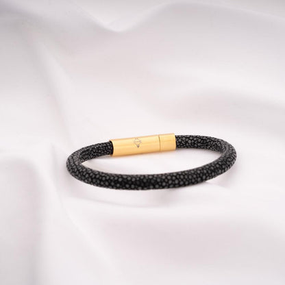Stingray Skin Leather Bracelet Peroz