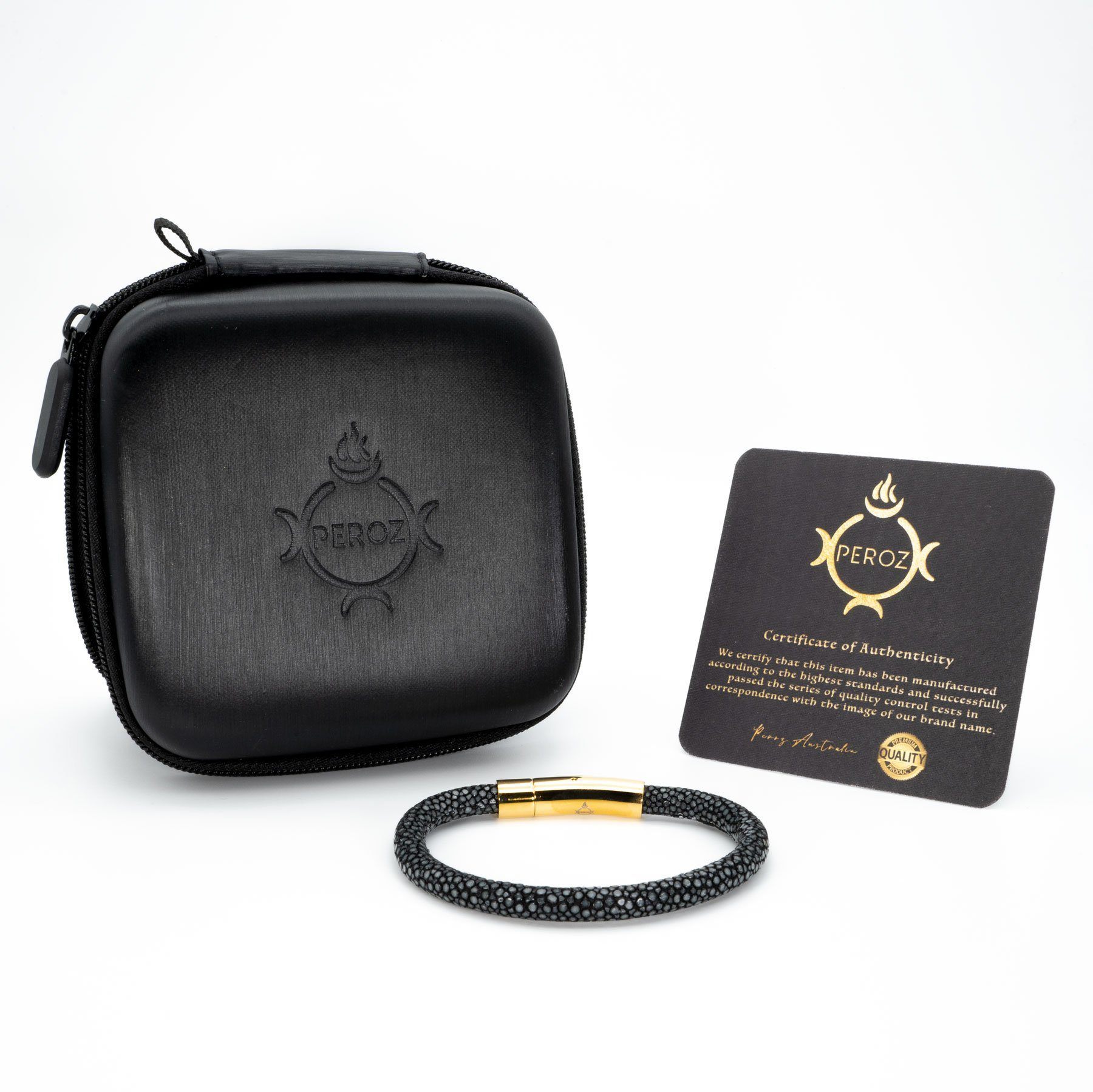 Stingray Skin Leather Bracelet