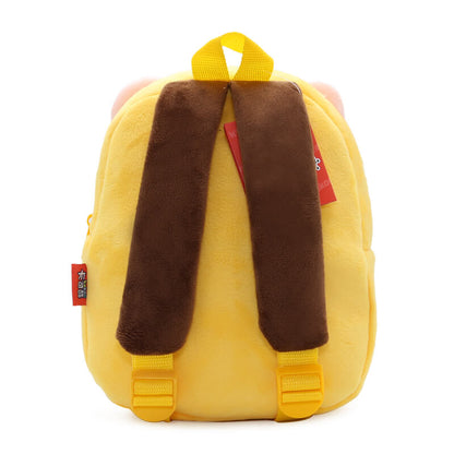 Anykidz 3D Yellow Leopard Kids School Backpack Cute Cartoon Animal Style Children Toddler Plush Bag Perfect Accessories For Boys and Girls-Backpacks-PEROZ Accessories