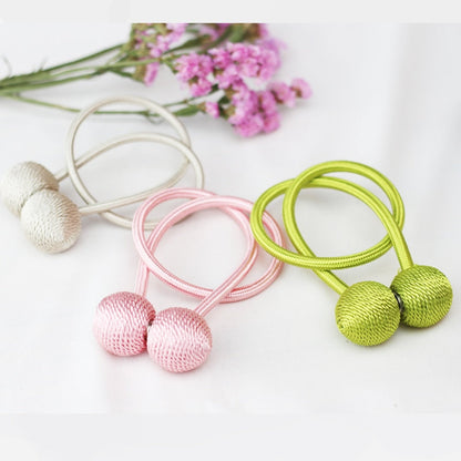 Anyhouz Curtain Tie Pink 2 Pcs Buckle Holder Magnetic High Quality Clip Curtains Decorative Home Curtains Accessories-Curtain Tie-PEROZ Accessories