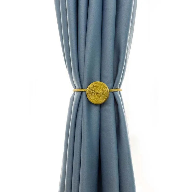 Anyhouz Curtain Tie Red Magnetic Curtain Tieback Home Decorative Curtains Buckle Rope Strap Magnet Cilp-Curtain Tie-PEROZ Accessories