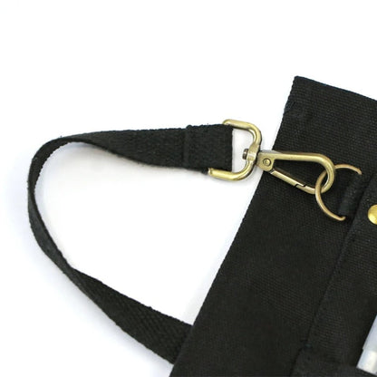 Anyhouz Kitchen Apron Black Half-length Long Waist with Pockets Accessories Waiters Uniform Restaurant Waitress Chef-Aprons-PEROZ Accessories