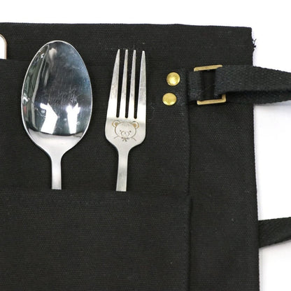 Anyhouz Kitchen Apron Black with Tye dye Half-length Long Waist with Pockets Accessories Waiters Uniform Restaurant Waitress Chef-Aprons-PEROZ Accessories