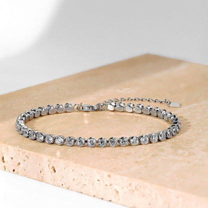 Anyco Bracelet Iced Out Jewelry Bracelets S925 Silver Cubic Zircon Paved Tennis Bracelets Women-Bracelets-PEROZ Accessories