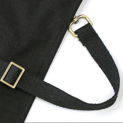 Anyhouz Kitchen Apron Black Half-length Long Waist with Pockets Accessories Waiters Uniform Restaurant Waitress Chef-Aprons-PEROZ Accessories
