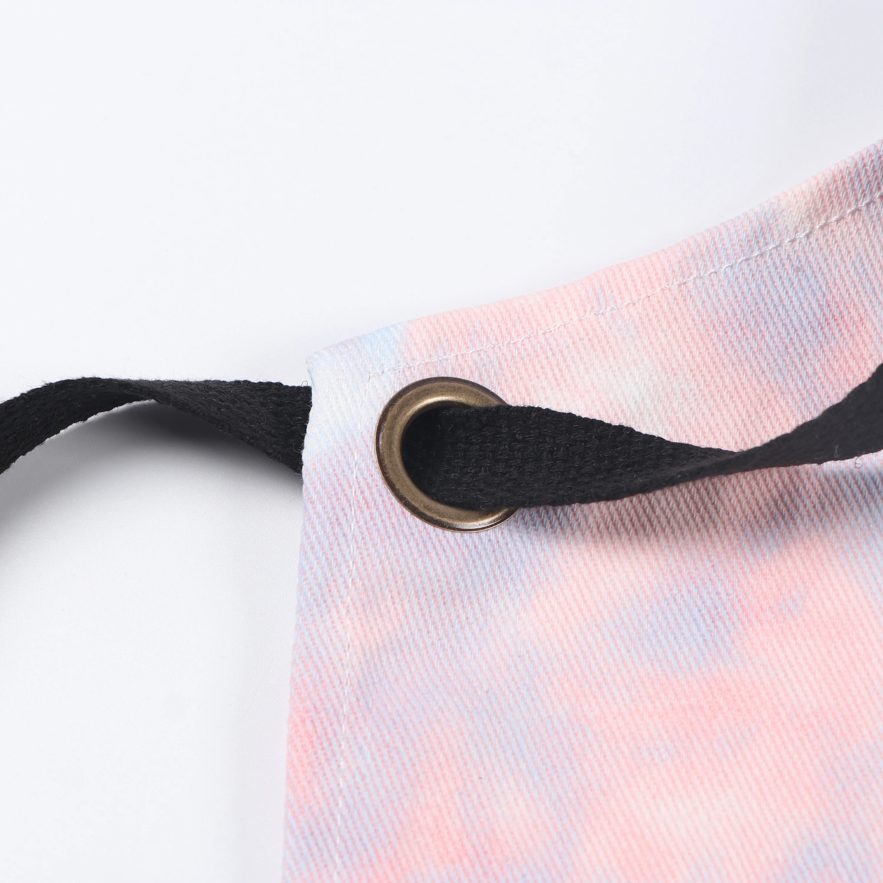 Anyhouz Kitchen Apron Purple Creative Tie-dye Soft Cotton Unisex Flower Shop Cafe Restaurant Bookstore Waiter Household Cleaning Painting-Aprons-PEROZ Accessories