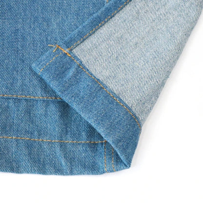 Anyhouz Kitchen Apron Accessories Blue Half Short Style Blue Denim Waist with Pockets Restaurant Waiters Waitress Chef-Aprons-PEROZ Accessories