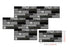 Anyhouz Wallpaper Black Gray 6 Pcs Waterproof Self Adhesive Removable 3D DIY Modern Marble Tile Wall Sticker Home Decor-Wall Paper-PEROZ Accessories