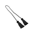 Anyhouz Curtain Tie Charcoal Tassel Curtain Gold Tiebacks for Curtains Rope Holder Accessories-Curtain Tie-PEROZ Accessories