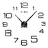 Anyhouz Wall Clock Black Design F 27 Inch 3D Diy Mirror Wall Clock Acrylic Sticker Fashion Quartz Clocks Watch Home Decoration-Wall Clocks-PEROZ Accessories