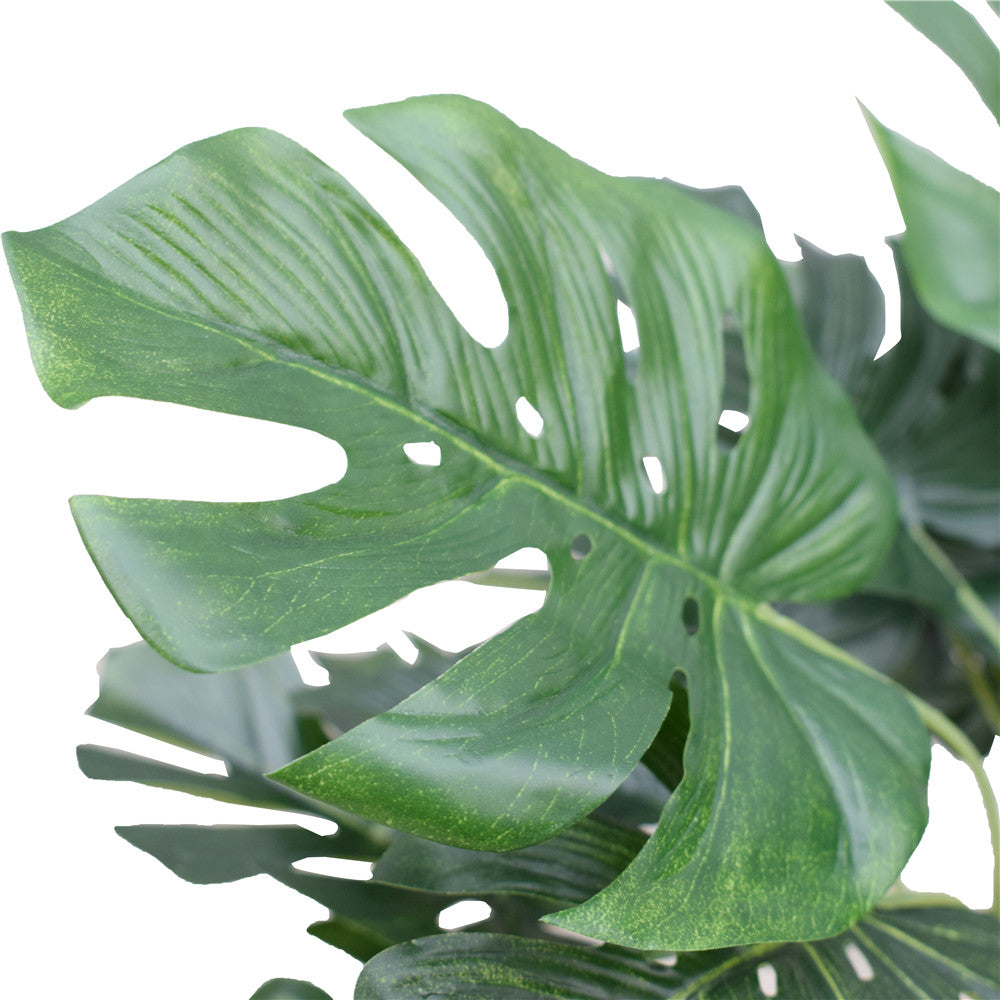 Artificial Potted Split Philodendron (Monstera) 40 cm-Home &amp; Garden &gt; Artificial Plants-PEROZ Accessories