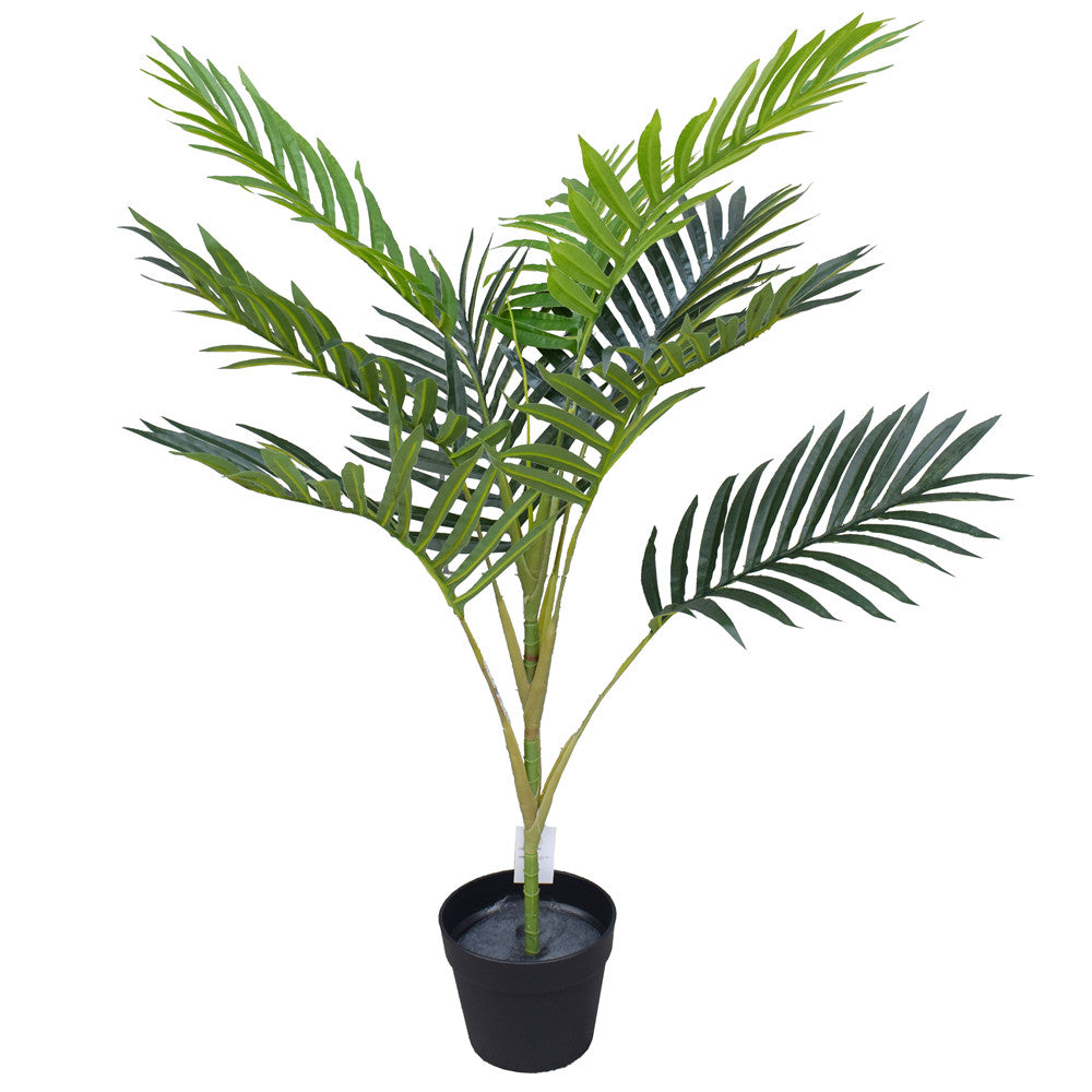 Artificial Potted Mountain Palm 100cm-Home &amp; Garden &gt; Artificial Plants-PEROZ Accessories