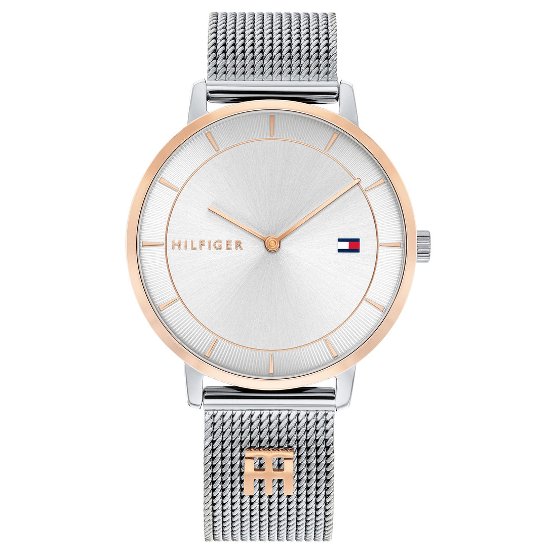 Tommy Hilfiger Stainless Steel White Dial Ladies Watch - 1782288-Quartz Watches-PEROZ Accessories