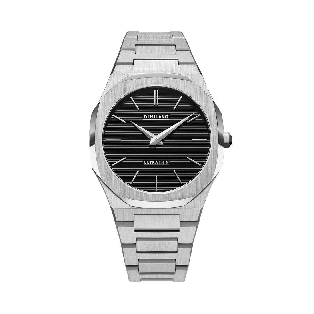 D1 Milano Ultra Slim 40mm Black Stripe Watch-Quartz Watches-PEROZ Accessories