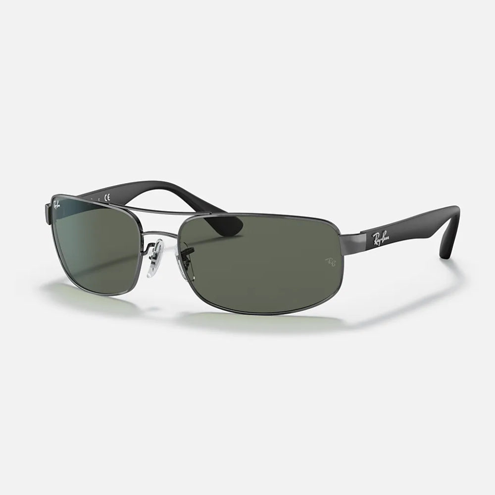 Ray-Ban Rb3445 Gunmetal / Green Classic G-15-Sunglasses-PEROZ Accessories