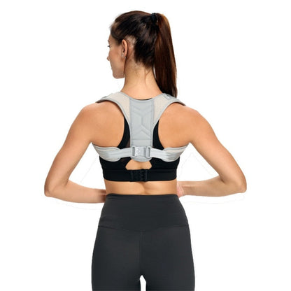 Anyfit Gray Corrector Belt XL Back Posture Adjustable Neck Brace Training Equipment Shoulder Support Correction Belt-Corrector Belt-PEROZ Accessories