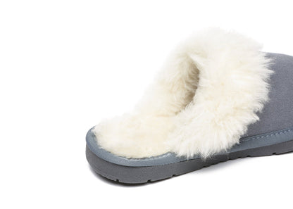 TARRAMARRA Sheepskin Wool Scuff UGG Women Men Slippers-Slippers-PEROZ Accessories