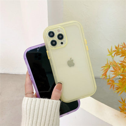 Anymob iPhone Case Gray Transparent Matte Soft Silicone Mobile Cover For iPhone13 Pro Max 11 12 Pro Max X XS Max XR-Mobile Phone Cases-PEROZ Accessories