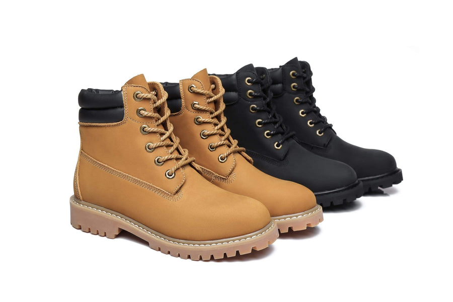 Australian Shepherd AS UGG Hiking Boots Unisex Double Collar Hiki-Boots-PEROZ Accessories