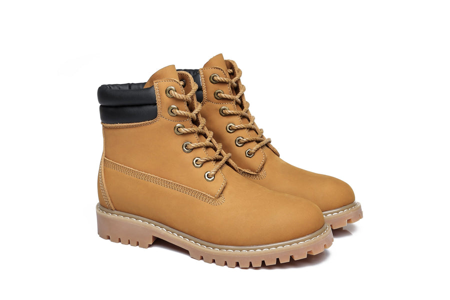 Australian Shepherd AS UGG Hiking Boots Unisex Double Collar Hiki-Boots-PEROZ Accessories