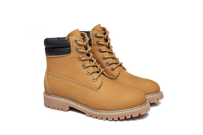 Australian Shepherd AS UGG Hiking Boots Unisex Double Collar Hiki-Boots-PEROZ Accessories