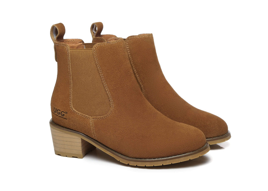 Australian Shepherd Women UGG Heel boots Sylvia Water-Repellent-Boots-PEROZ Accessories