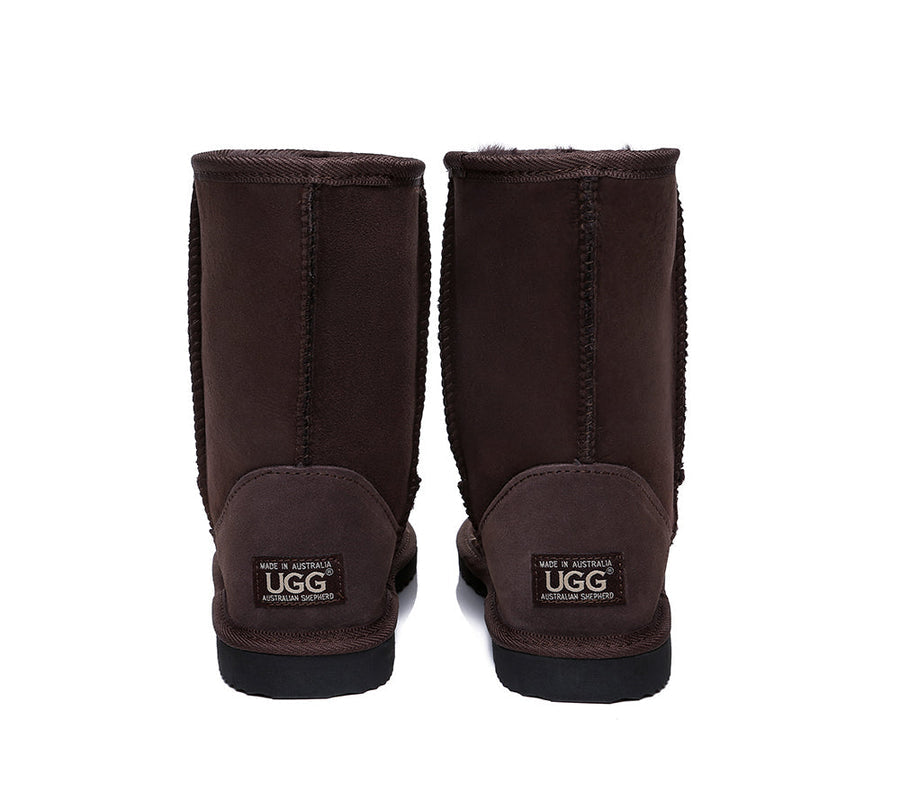 Australian Made Unisex Short Classic UGG Boots Australian Shepherd Water Resistant-Boots-PEROZ Accessories