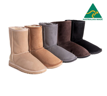 Australian Made Unisex Short Classic UGG Boots Australian Shepherd Water Resistant-Boots-PEROZ Accessories